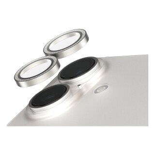 SAFE Camera Protector Glitter Silver iPhone 16/16 Plus