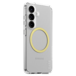 CARE Flagship Case Clear w. Chardonnay QI Galaxy S25