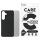 CARE Fashionable Case Black w. QI Compatible Galaxy S25 Plus