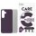 CARE Fashionable Case Plum Purple w. QI Compatible Galaxy S25