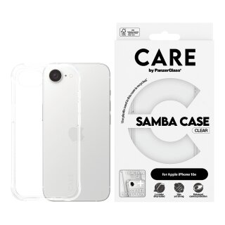 CARE Case Fashionable Samba. Transparent iPhone 16e