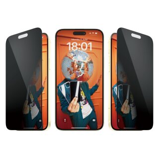 PanzerGlass Privacy Screen Protector iPhone 15 Plus. UWF