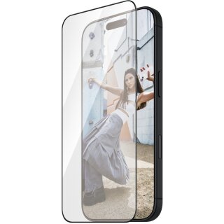 SAFE. by PanzerGlass Screen Black Frame iPhone 16/15 Plus UWF