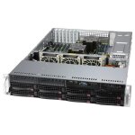 Supermicro 2U 8x 3.5" hot-swap SAS3/SATA drive 2x1200W