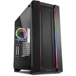 Sharkoon Elite Shark CA200M ATX/E-ATX 1xGlas Black