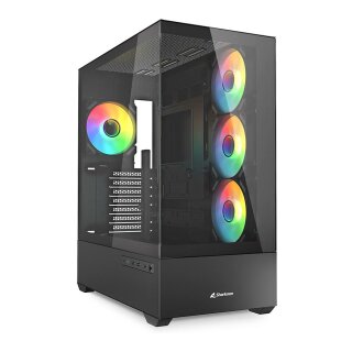Sharkoon AK6 RGB ATX 1xGlas Black
