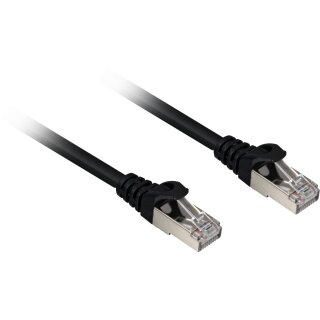 Sharkoon Patchkabel RJ45 Cat.6a SFTP (schwarz. 20 Meter. LSOH (Halogenfrei))