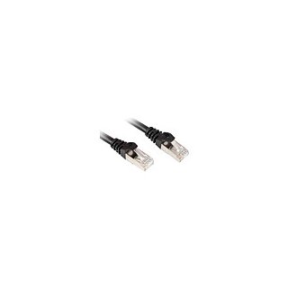 Sharkoon Kabel RJ45 CAT.6 SFTP 0.5m schwarz