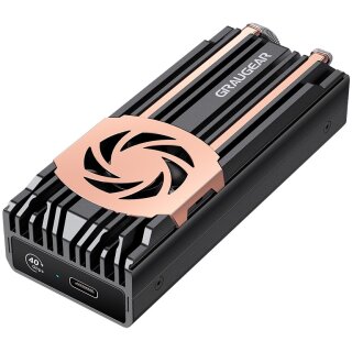 GRAUGEAR externes Gehäuse M.2NVMe SSD PCIe4.0 40Gbit