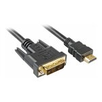 Sharkoon Kabel HDMI -> DVI-D (18+1) 3m schwarz