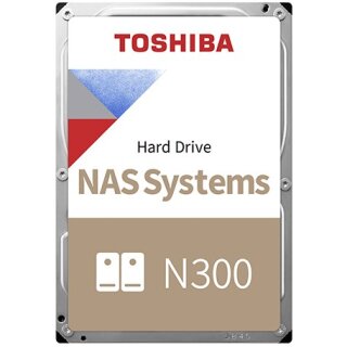 Toshiba 8.9cm (3.5") 6TB SATA3 NAS N300 7200RPM intern bulk