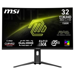 31.5"(80cm)TFT MSI MAG 321CUPDFDE Curved UHD 160Hz Black