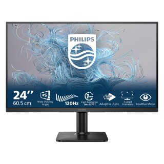 60,5cm/23,8" (1920x1080) Philips 24E2N1110/00 16:9 FHD IPS 4ms 120Hz VGA HDMI VESA Black