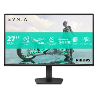 68,5cm/27" (1920x1080) Philips Evnia 27M2N3200NF/00 16:9 IPS 0,5ms 144Hz HDMI1.4 DisplayPort1.4 G-Sync HDR10 Dark Grey