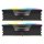 32 GB Corsair DIMM 6200 (2x 16 GB) Dual-Kit (schwarz. CMH32GX5M2B6200C36. Vengeance RGB. INTEL XMP)