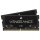 16 GB Corsair SO-DIMM 2666 (2x 8 GB) Dual-Kit (schwarz. CMSX16GX4M2A2666C18. Vengeance)