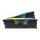 64 GB Corsair DIMM 5200 (2x 32 GB) Dual-Kit (schwarz. CMH64GX5M2B5200C40. Vengeance RGB. INTEL XMP)