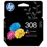 HP 308 Tri-color Original Ink Cartridge