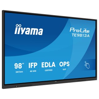 iiyama ProLite TE9813A-B1AG 98 IPS 4K Infrarot 40xTouch