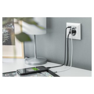 DIGITUS Sicherheits-Steckdose Unterputzmontage USB Type-C/US