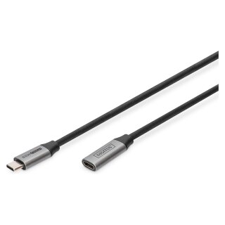 DIGITUS Verlängerungskabel USB3.0/C -> C St/St 1m schwarz