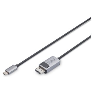 DIGITUS Kabel USB 3.0/C -> DP St/St 8K Bidirektional 3m schw