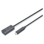 DIGITUS Verlängerungskabel USB-C->USB-A St./Bu....