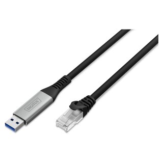 DIGITUS USB 3.2.RJ45 Ethernet Kabel 1Gbit/s 3 m