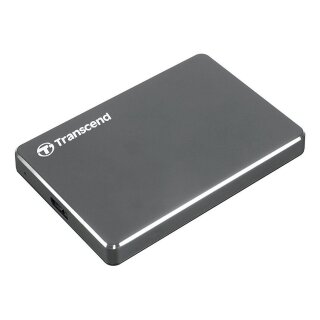 Transcend 6.3cm 1TB USB3.1 StoreJet 25C3N Iron Grey (ALU)