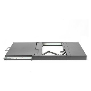 Digitus Modulare HD LCD KVM Konsole mit 17" TFT, 8-Port CAT 5 KVM Anschluss, Touchpad, US Tastaturlayout