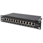 DIGITUS Cat.6A Patch Panel, geschirmt, 12-Port,...