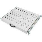 DIGITUS Fachboden 1HE 30x483x385mm bis 25kg grau ausziehbar