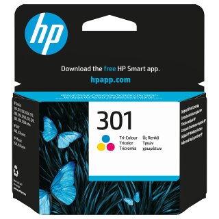 HP 301 original Ink cartridge CH562EE UUS tri-colour standard capacity 3ml 165 pages 1-pack