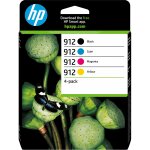 HP 912 CMYK Original Ink Cartridge 4-Pack