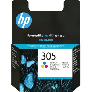 HP 305 Tri-color Original Ink Cartridge