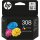 HP 308 Tri-color Original Ink Cartridge