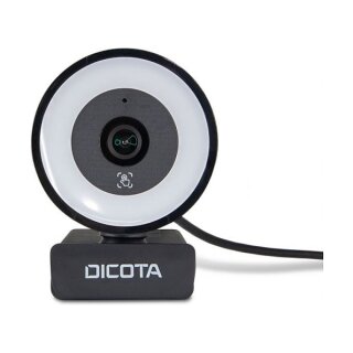 Dicota Webcam Ringlight 5MP black