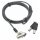 Dicota Security Cable Wedge Lock Ultra Slim, keyed,3.2x4.5mm
