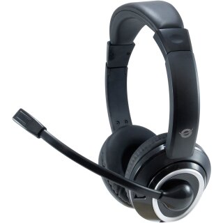 CONCEPTRONIC Headset USB Mikro,int.Bed.Stereo 2.0m sw