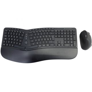 CONCEPTRONIC Wireless Keyboard+Mouse,ergo,Layout italien. sw