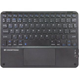 CONCEPTRONIC Wireless Tastatur, Layout spanisch 10" schwarz