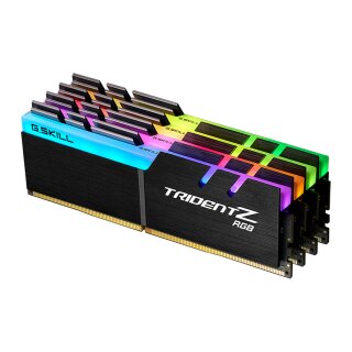 64GB G.Skill DIMM 3600 (4x 16 GB) Quad-Kit (schwarz, F4-3600C16Q-64GTZRC, Trident Z RGB, INTEL XMP)