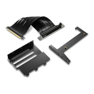 Sharkoon Angled Graphics Card Kit 4.0, Riser Card (schwarz)
