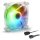 120mm Sharkoon SHARK Disc PWM RGB Fan (transparent, 120 mm)