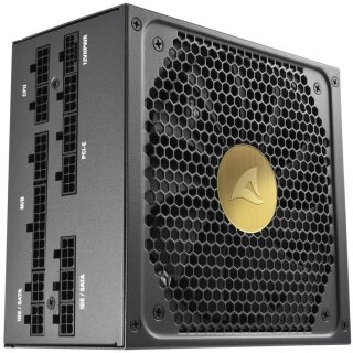 1000W Sharkoon REBEL P30 Gold 1000W ATX3.0 (schwarz, 4x PCIe, Kabel-Management, 1000 Watt)