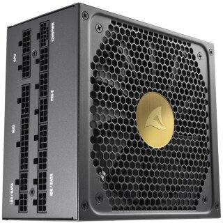 1300W Sharkoon REBEL P30 Gold 1300W ATX3.0 (schwarz, 1x 12VHPWR, 8x PCIe, Kabel-Management, 1300 Watt)