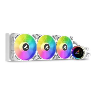 K Sharkoon S90 RGB White AIO 360mm White