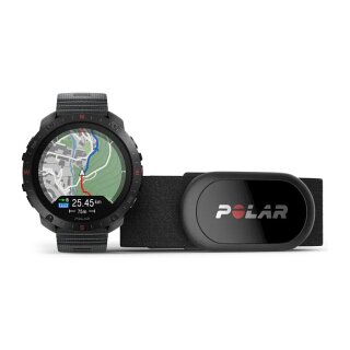 Polar Grit X2 Pro HR S-L Black