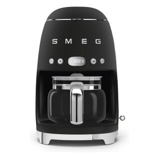 SMEG DCF02BLMEU Filterkaffeemaschine 50 er Jahre Stil, schwarz
