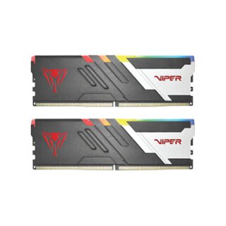 32 GB Patriot DIMM 6000 (2x 16 GB) Dual-Kit (schwarz, PVVR532G600C30K, Viper Venom RGB, INTEL XMP, AMD EXPO)